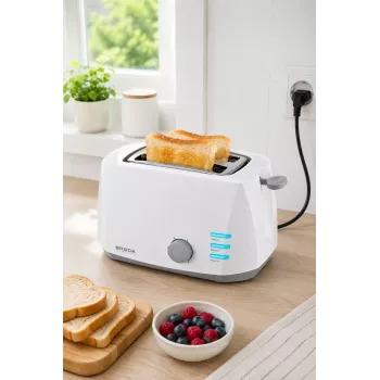 Brock BT 1002 WH Toaster 800W, Weiß