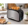 Brock BT 1003 SS Toaster 800W, Schwarz/Edelstahl