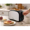 Brock BT 1003 SS Toaster 800W, Schwarz/Edelstahl