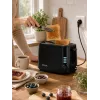 Brock BT 1005 BK Toaster 800W, Schwarz