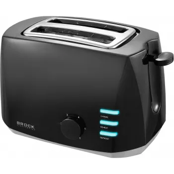 Brock BT 1005 BK Toaster 800W, Schwarz