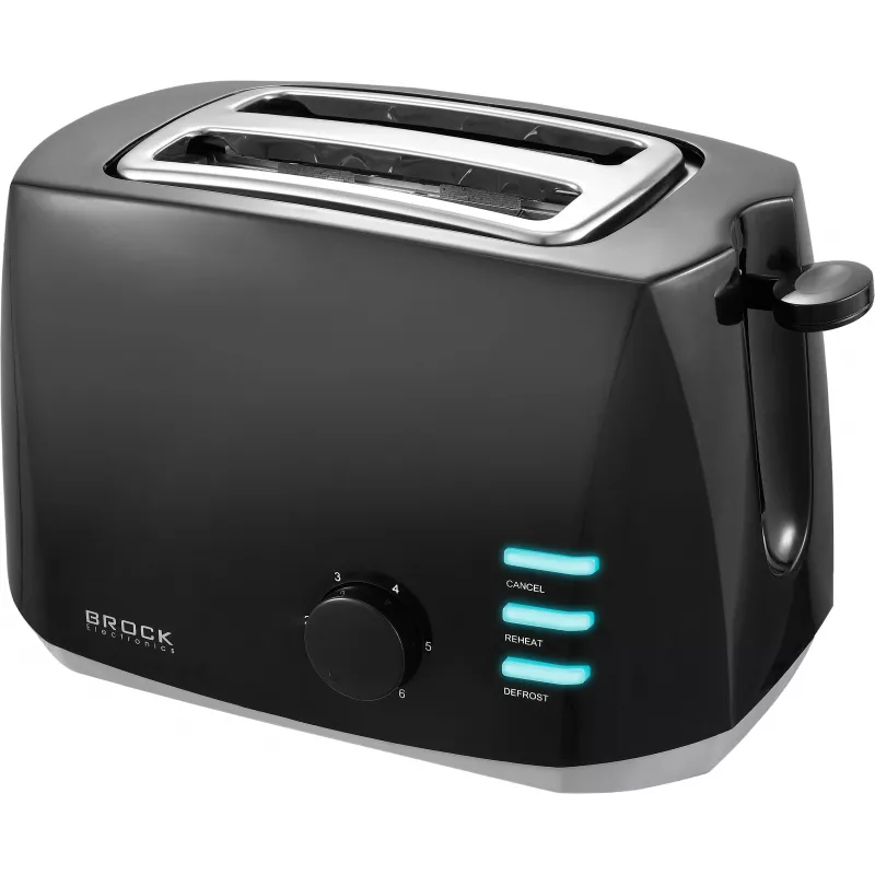 Brock BT 1005 BK Toaster 800W, Schwarz