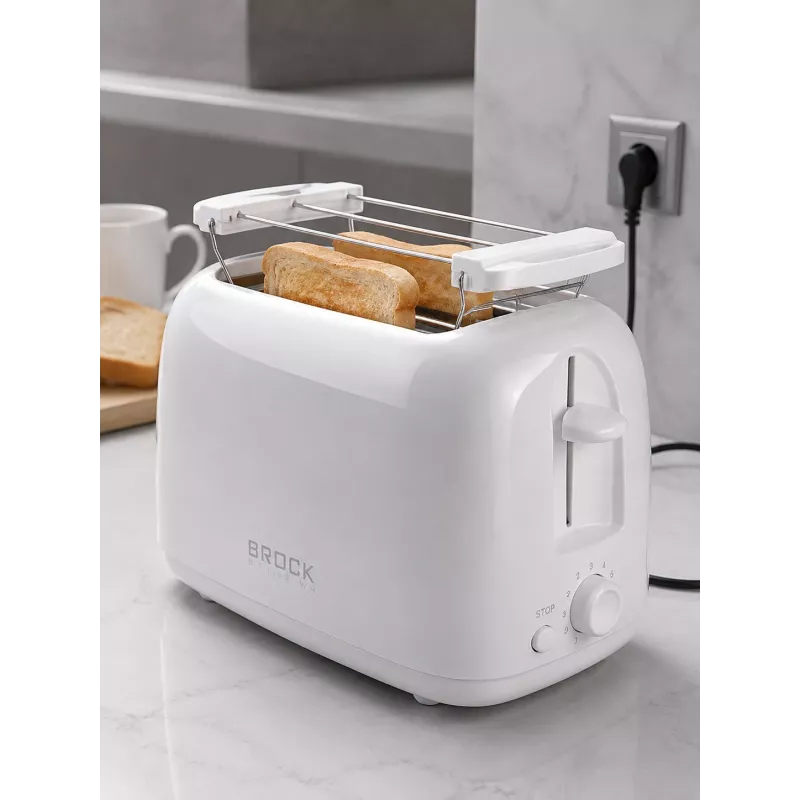 Brock BT 1008 WH 2-Scheiben-Toaster 750W Weiß