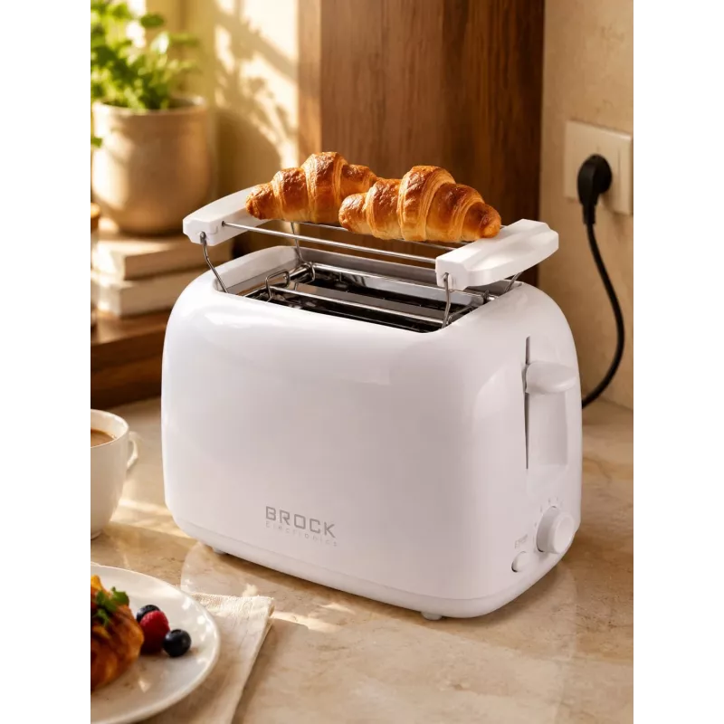 Brock BT 1008 WH 2-Scheiben-Toaster 750W Weiß