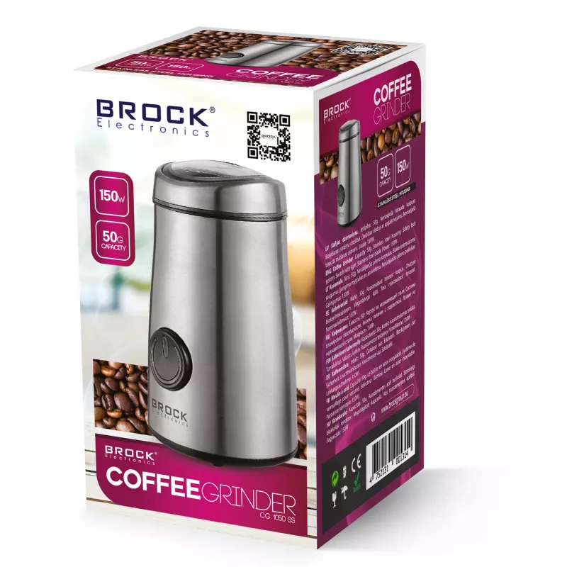 Brock CG 1050 SS Kaffeemühle 150W, Edelstahl