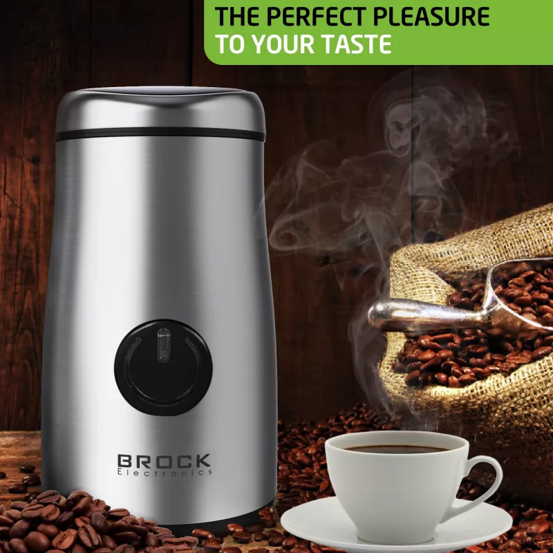Brock CG 1050 SS Kaffeemühle 150W, Edelstahl