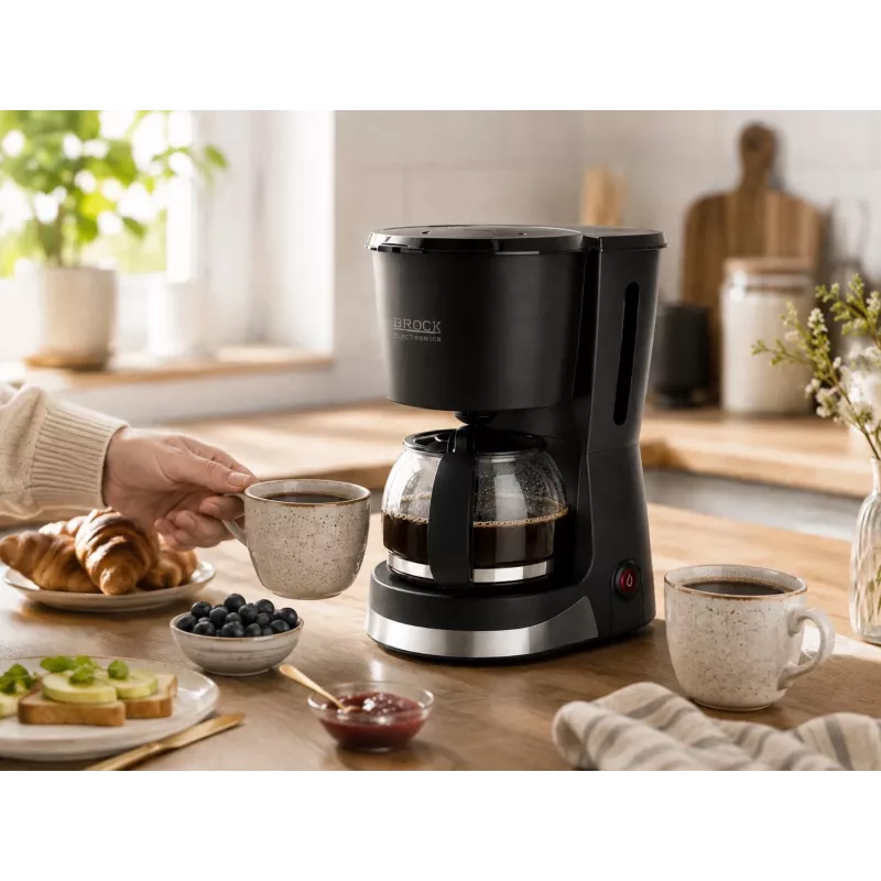Brock CM 1501 SS Filterkaffeemaschine 1,5L 915-1080W Schwarz