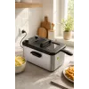 Brock DF 3001 SS Fritteuse 3,2L 2200W Schwarz/Edelstahl