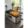 Brock DF 3001 SS Fritteuse 3,2L 2200W Schwarz/Edelstahl