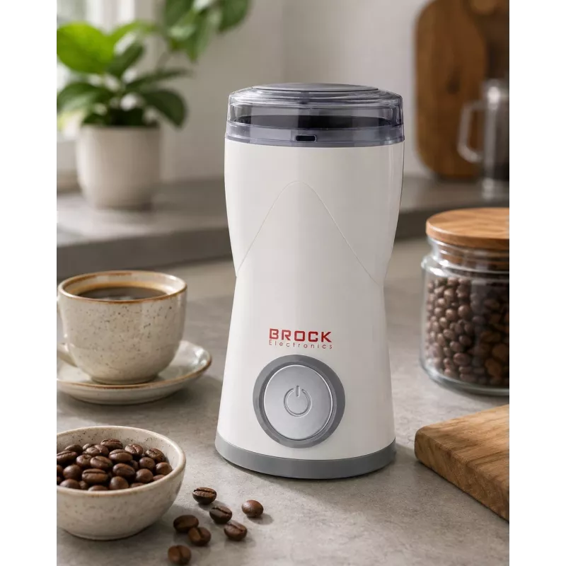 Brock ECP 105 Elektrische Türkische Kaffeemaschine, 300 ml, 800 W, Schwarz & Edelstahl, 4 Tassen, kabellos mit 360° Basis