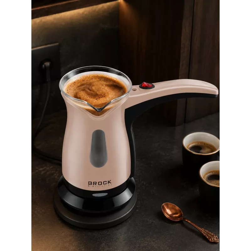 Brock ECP 106 Türkische Kaffeemaschine 0,5L 500W Creme/Schwarz