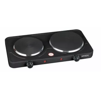 Brock EP 200 BK Wasserkocher - 1,7 L, 2200 W, Doppelwandig mit Cool-Touch-Funktion, Schwarz