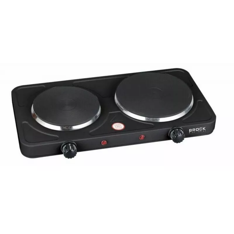 Brock EP 200 BK Wasserkocher - 1,7 L, 2200 W, Doppelwandig mit Cool-Touch-Funktion, Schwarz