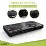 Brock EP 200 BK Wasserkocher - 1,7 L, 2200 W, Doppelwandig mit Cool-Touch-Funktion, Schwarz