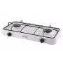 Brock GS 002 W Sandwichmaker, 750 W, Antihaft-Dreiecksplatten, Weiß