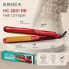 Brock HC 2001 RD Keramik-Haarcrimper 25W Rot