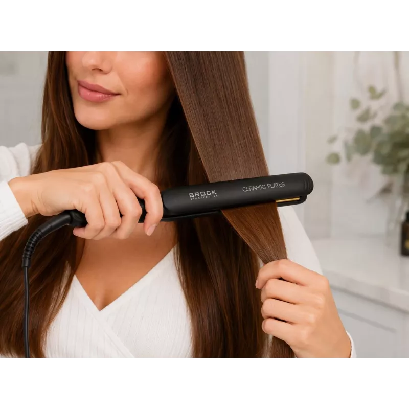 Brock HC 5001 BK Haarglätter 60W, Schwarz