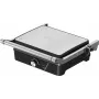 Brock HCG 5000 SS Elektrischer Kontaktgrill 2000W, Schwarz/Stahl