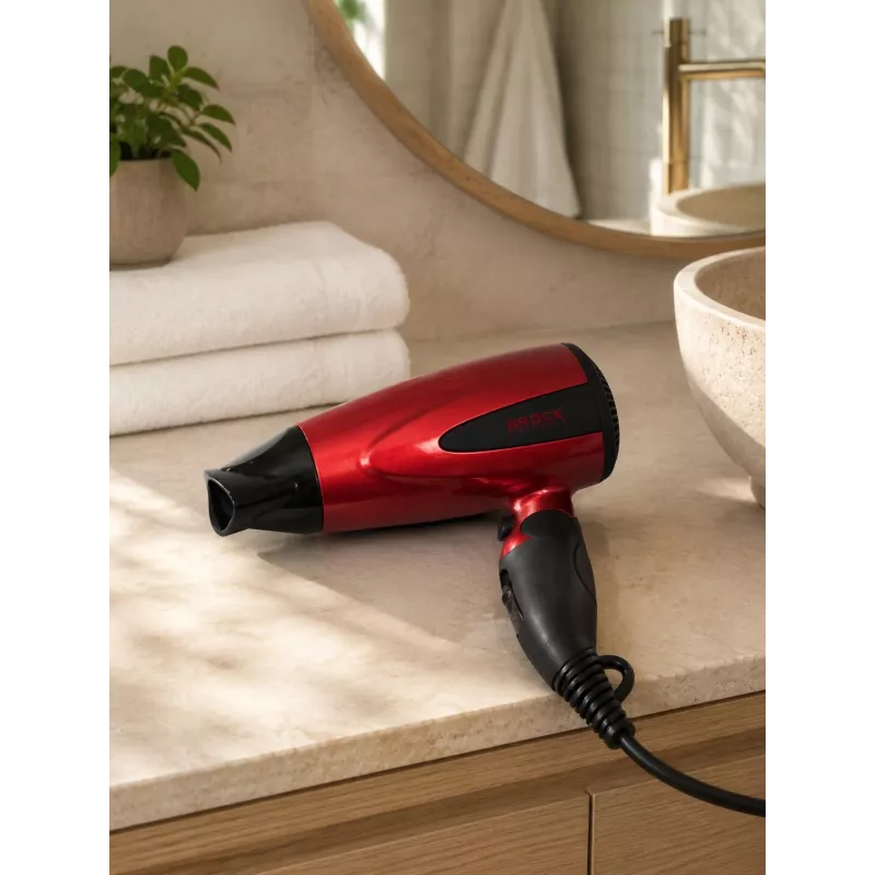 Brock HD 8501 RD Haartrockner 1600W, Rot