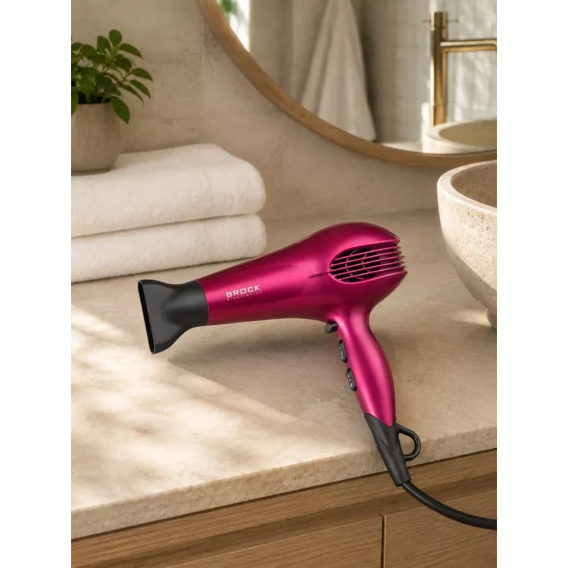 Brock HD 9501 PK Haartrockner 1800W, Pink