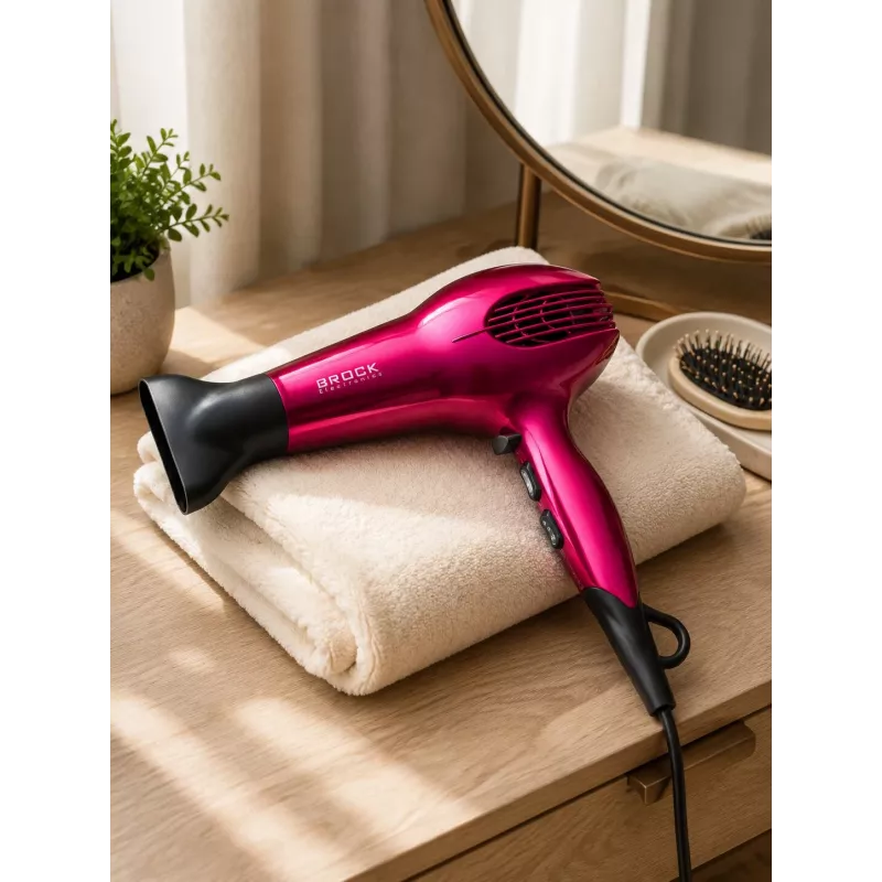 Brock HD 9501 PK Haartrockner 1800W, Pink