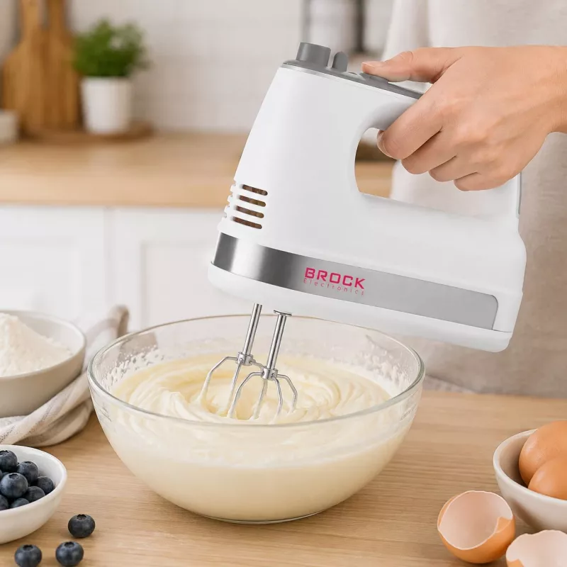 Brock HM 5003 WH Handmixer 300W, Weiß