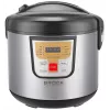Brock MC 1000 Multikocher, 5L, 900W, 10-in-1, LED-Display, Schwarz/Silber