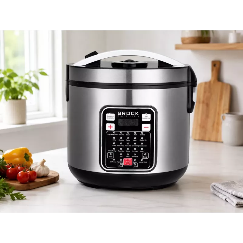 Brock MC 3203 Multikocher 5L 900W Schwarz/Edelstahl