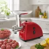 Brock MG 1502 RD Fleischwolf 1500W, Rot/Stahl