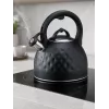 Brock MWK 002 BK La Cuisinette Wasserkocher 2,7L Schwarz/Edelstahl