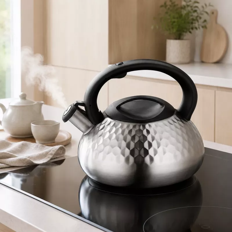 Brock MWK 004 La Cuisinette Elektrischer Wasserkocher 2,5L Edelstahl