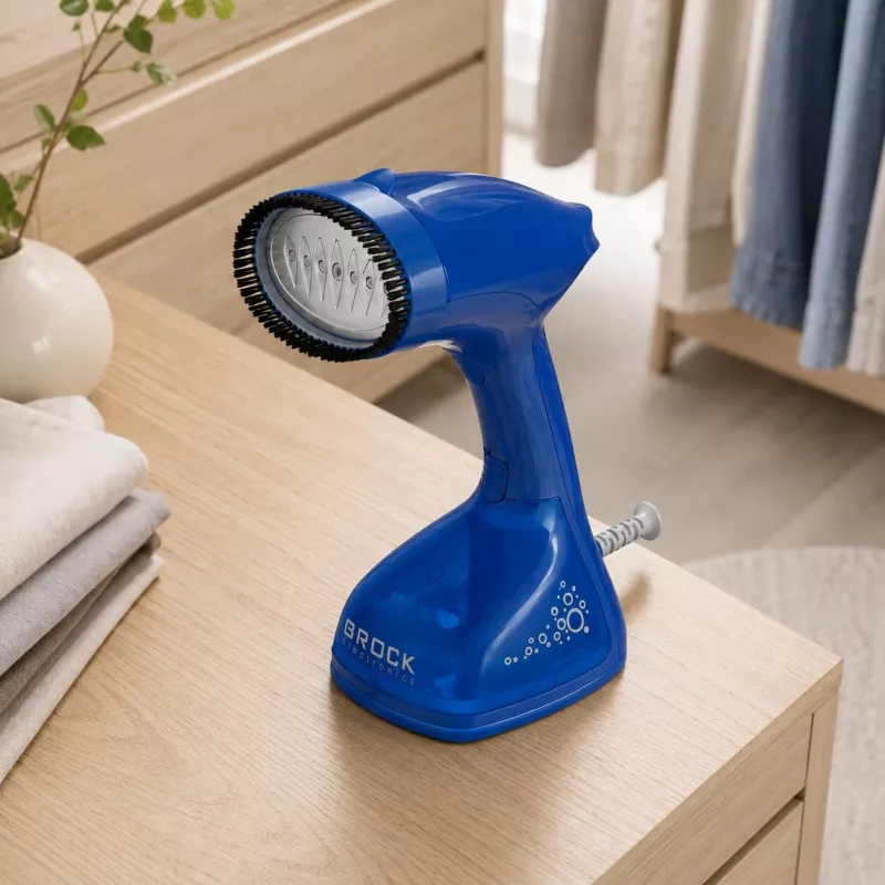 Brock PSI 2201 BL Dampfbügeleisen 1600 W Keramik-Bügelsohle 200 ml Blau