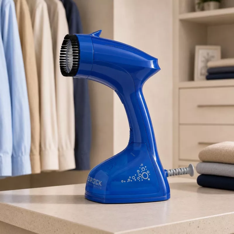 Brock PSI 2201 BL Dampfbügeleisen 1600 W Keramik-Bügelsohle 200 ml Blau