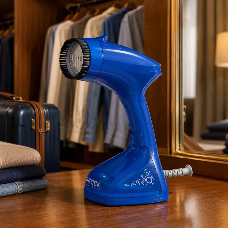 Brock PSI 2201 BL Dampfbügeleisen 1600 W Keramik-Bügelsohle 200 ml Blau
