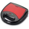 Brock SSM 2003 RD 3-in-1 Sandwichmaker, Waffeleisen und Grill, 750 W, Schwarz/Rot