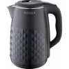 Brock WK 0618 BK Elektrischer Wasserkocher mit Doppelwand 1,8L 1500W, Schwarz