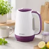 Brock WK 08 PR Elektrischer Wasserkocher 1,7L 2000W Weiß/Lila