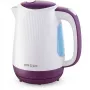 Brock WK 08 PR Elektrischer Wasserkocher 1,7L 2000W Weiß/Lila