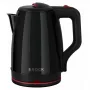 Brock WK 5518 BK Elektrischer Wasserkocher 2,0L 1500W Schwarz mit 360° kabelloser Basis