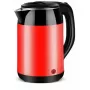 Brock WK 5522 RD Elektrischer Wasserkocher 1,8L 1500W Schwarz/Rot mit 360° Basis