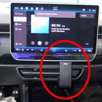 Brodit ProClip Halterung für Volkswagen ID.7 (2024-2026) - Armaturenbrett-Halterung, Linkslenker