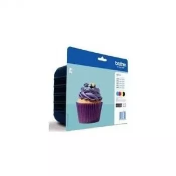 Brother LC123 (LC123VALBPDR) Tintenpatronen-Multipack, C/M/Y/BK