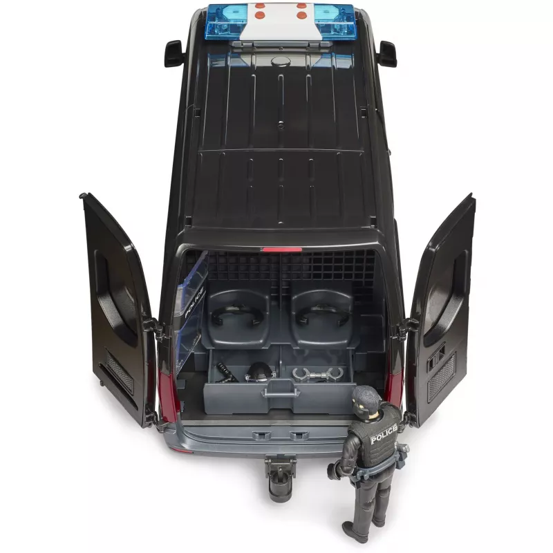 BRUDER bworld MB Sprinter Police Special Forces Van 1:16 mit Licht & Sound