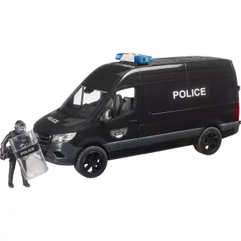 BRUDER bworld MB Sprinter Police Special Forces Van 1:16 mit Licht & Sound