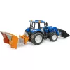 BRUDER New Holland T5.120 Traktor mit Frontlader, Ladewanne und Gabeln 1:16