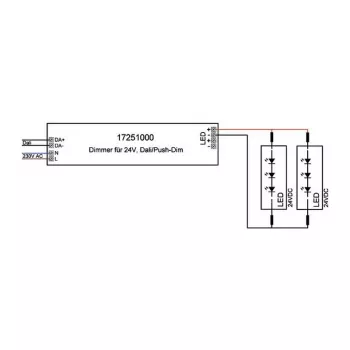 Brumberg 17251000 LED-Treiber DALI Rechteckig Weiß 80W 230V 24V