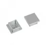 Brumberg 53039260 Endkappen-Set für QUALITYFLEX LED-Profile, Silber, Kunststoff
