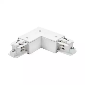 Brumberg 87126070 ONETRACK DALI SL 90° 3-Phasen-Eckverbinder für Schienenbeleuchtung, Weiß