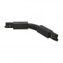 Brumberg 87131080 Flexibler 3-Phasen-Schienenverbinder, Schwarz