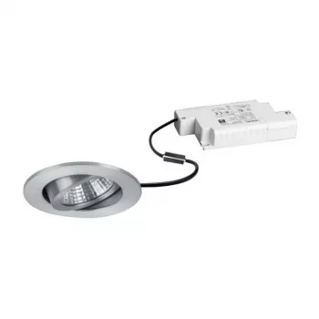 BRUMBERG DAMITA LED Einbau-Strahler Set rund Aluminium 6W 230V IP65 schwenkbar phasenanschnitt-dimmbar 3000K